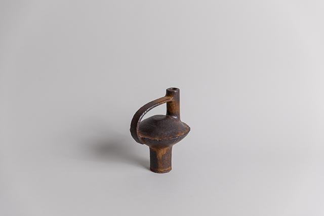 Bouteille, Brown Yellow Glaze