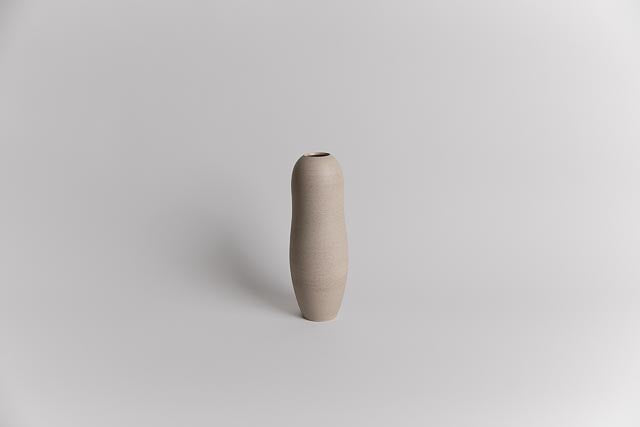 Curved Vase II, Natural 15