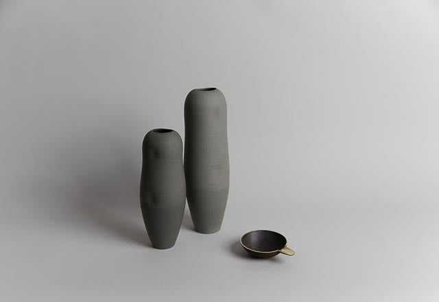 Altered Vase, Dark Teal
