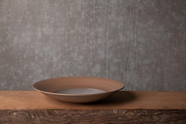 Flared Bowl I, Brick, handthrown by UK ceramicist Luke Eastop