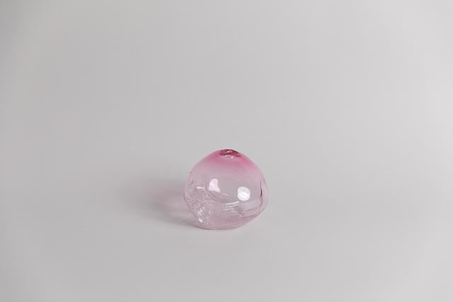 ‘Summer Collection’ Small Glass Object, Fuchsia
