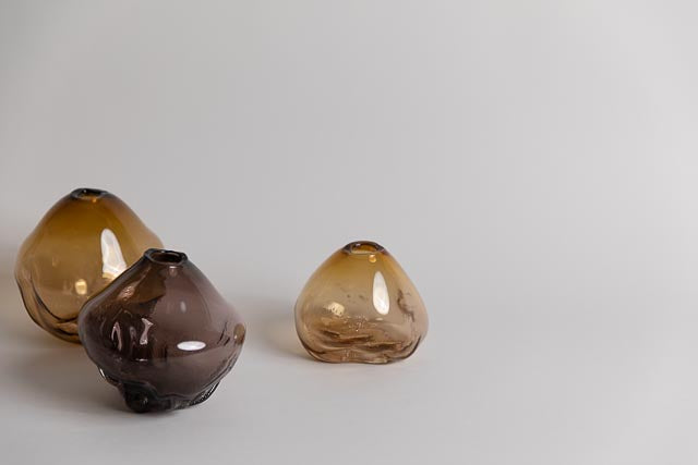 ‘Summer Collection’ Small Glass Object, Aubergine
