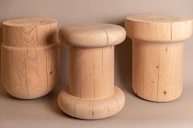 Side-table-turned-handmade-wood-timber-stool-bedside-handturned-crafted-bespoke