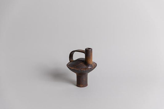 Bouteille, Brown Yellow Glaze