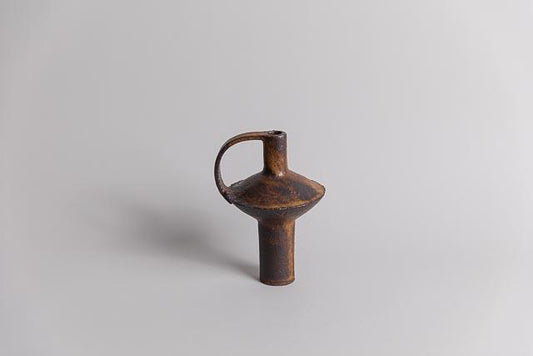 Bouteille, Brown Yellow Glaze