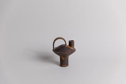 Bouteille, Brown Yellow Glaze