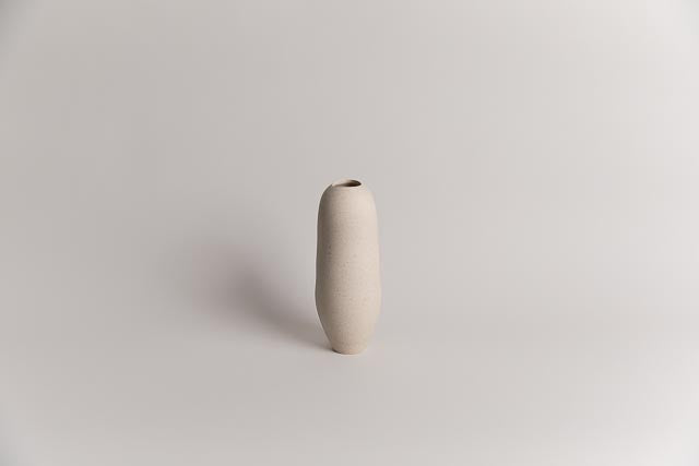 Altered Vase I, Speckled White