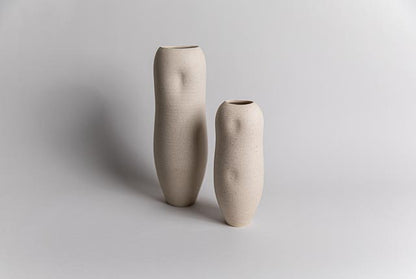 Altered Vase I, Speckled White