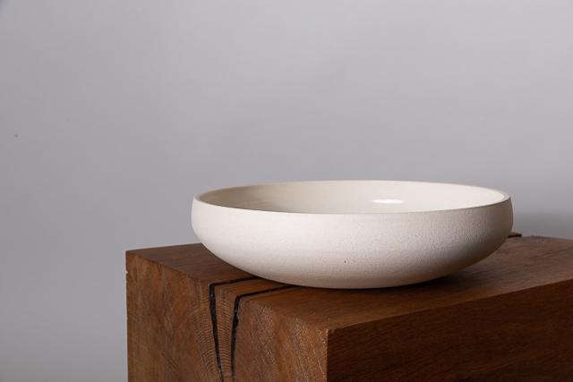 Crucible Dish, Textured White