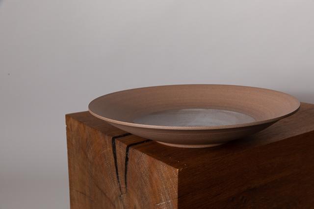 Flared Bowl I, Brick, handthrown by UK ceramicist Luke Eastop