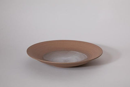 Flared Bowl I, Brick, handthrown by UK ceramicist Luke Eastop