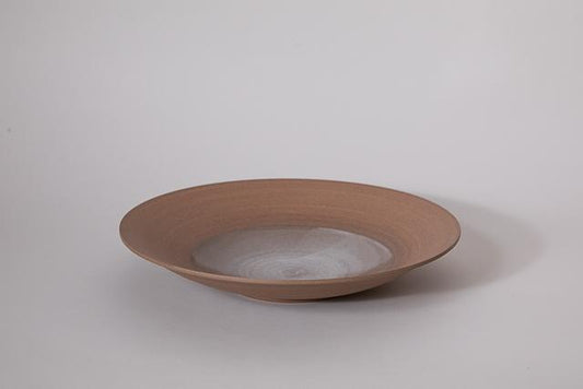 Flared Bowl I, Brick, handthrown by UK ceramicist Luke Eastop