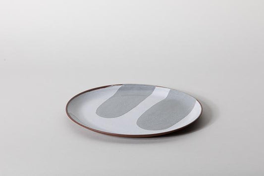 Large Plate, Grey
