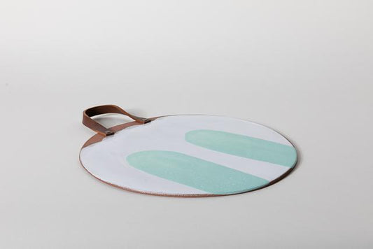 Large Round Platter, Celeste