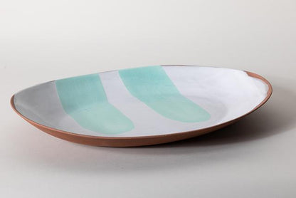 Large Oval Serving Bowl, Celeste