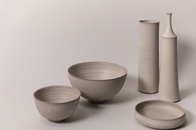 Serving Bowl, Pearl Grey