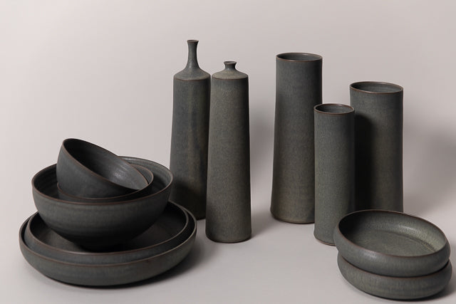 Serving Bowl, Moss Green