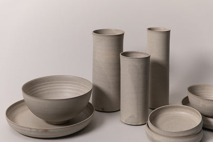 Low Display Bowl, Pearl Grey