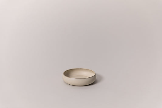 Curved Bowl Small, Warm White