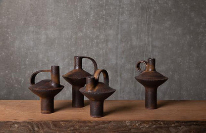 Bouteille, Brown Yellow Glaze