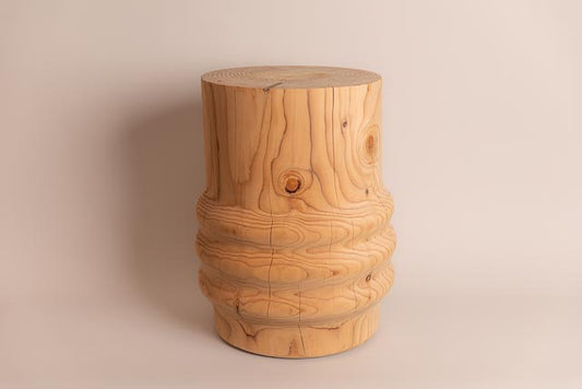 Ripple, side table (*PREORDER LEADTIME APPLIES*), solid timber, hand turned in Melbourne