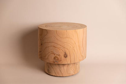 Stepped no. 3 (*PREORDER LEADTIME APPLIES*), solid timber side table,  hand turned in Melbourne