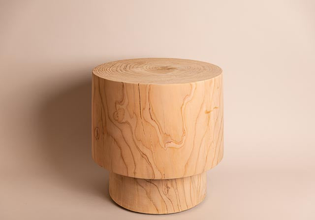 solid timber side table new eggcup stool