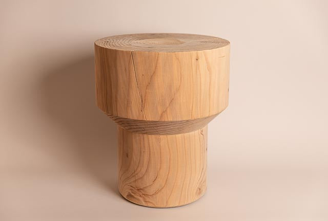 Funnel no. 2 Side Table (*PREORDER LEADTIME APPLIES*), solid timber, hand turned in Melbourne