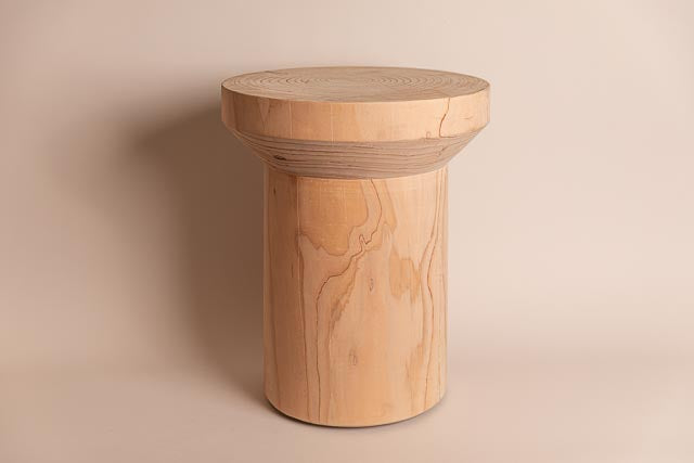 Funnel no. 1 sidetable(*PREORDER LEADTIME APPLIES*), solid timber, hand turned in Melbourne