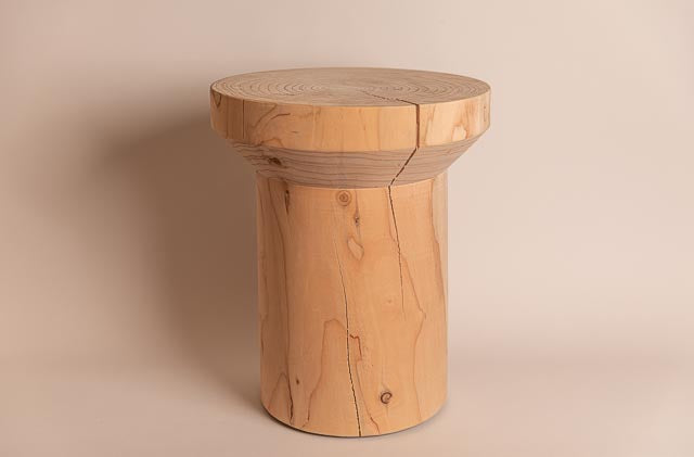 Funnel no. 1 sidetable(*PREORDER LEADTIME APPLIES*), solid timber, hand turned in Melbourne