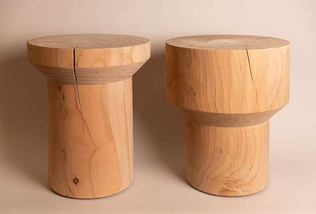 Funnel no. 1 sidetable(*PREORDER LEADTIME APPLIES*), solid timber, hand turned in Melbourne