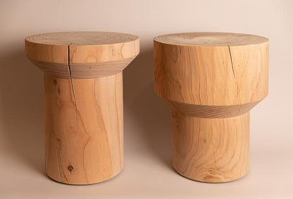 Funnel no. 1 sidetable(*PREORDER LEADTIME APPLIES*), solid timber, hand turned in Melbourne