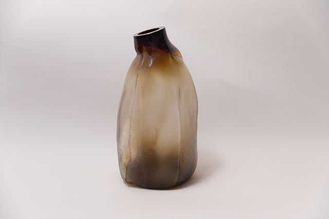 105 ltr Forms Vase, Olive Brown
