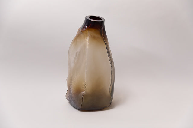 105 ltr Forms Vase, Olive Brown