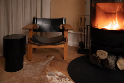 Stepped no. 1 (*PREORDER LEADTIME APPLIES*), timber side table, hand turned from solid timber in Melbourne