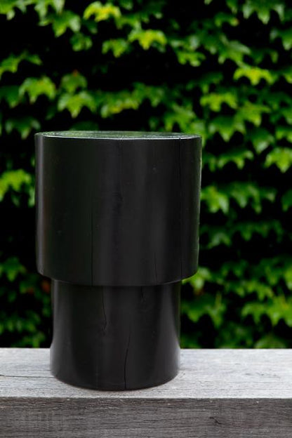 Stepped no. 1 (*PREORDER LEADTIME APPLIES*), timber side table, hand turned from solid timber in Melbourne