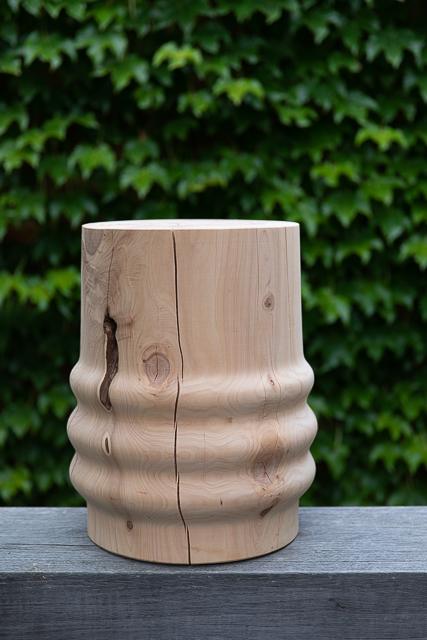 Ripple, side table (*PREORDER LEADTIME APPLIES*), solid timber, hand turned in Melbourne
