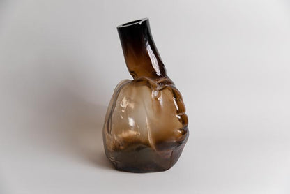 105 ltr Forms Vase, Gold Brown