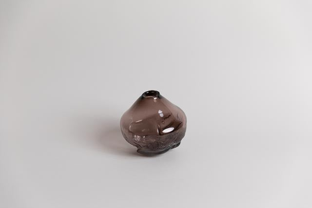 ‘Summer Collection’ Small Glass Object, Aubergine