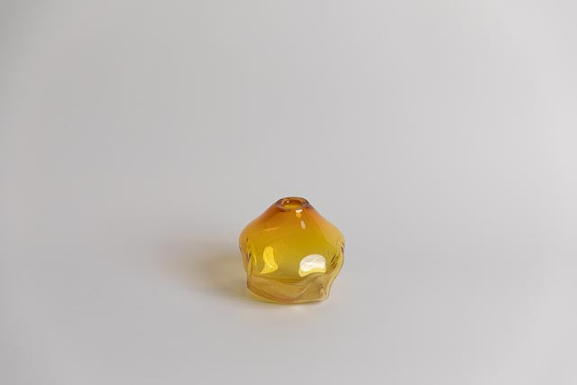 ‘Summer Collection’ Small Glass Object, Brilliant Gold