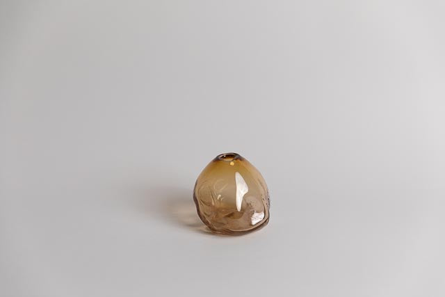 ‘Summer Collection’ Small Glass Object, Old Gold